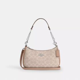 Bolso de hombro Teri en Signature Canvas