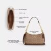 Bolso de hombro Teri en Signature Canvas