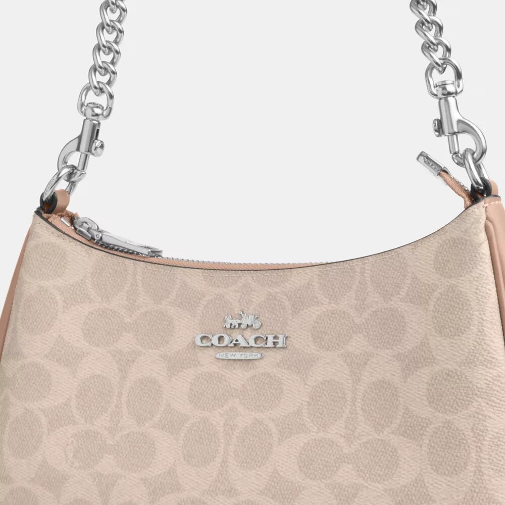 Bolso de hombro Teri en Signature Canvas