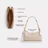 Bolso de hombro Teri en Signature Canvas