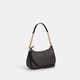 Bolso de hombro Teri en Signature Canvas
