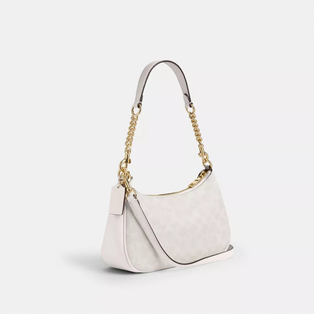 Bolso de hombro Teri en Signature Canvas