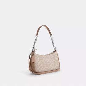 Bolso de hombro Teri en Signature Canvas