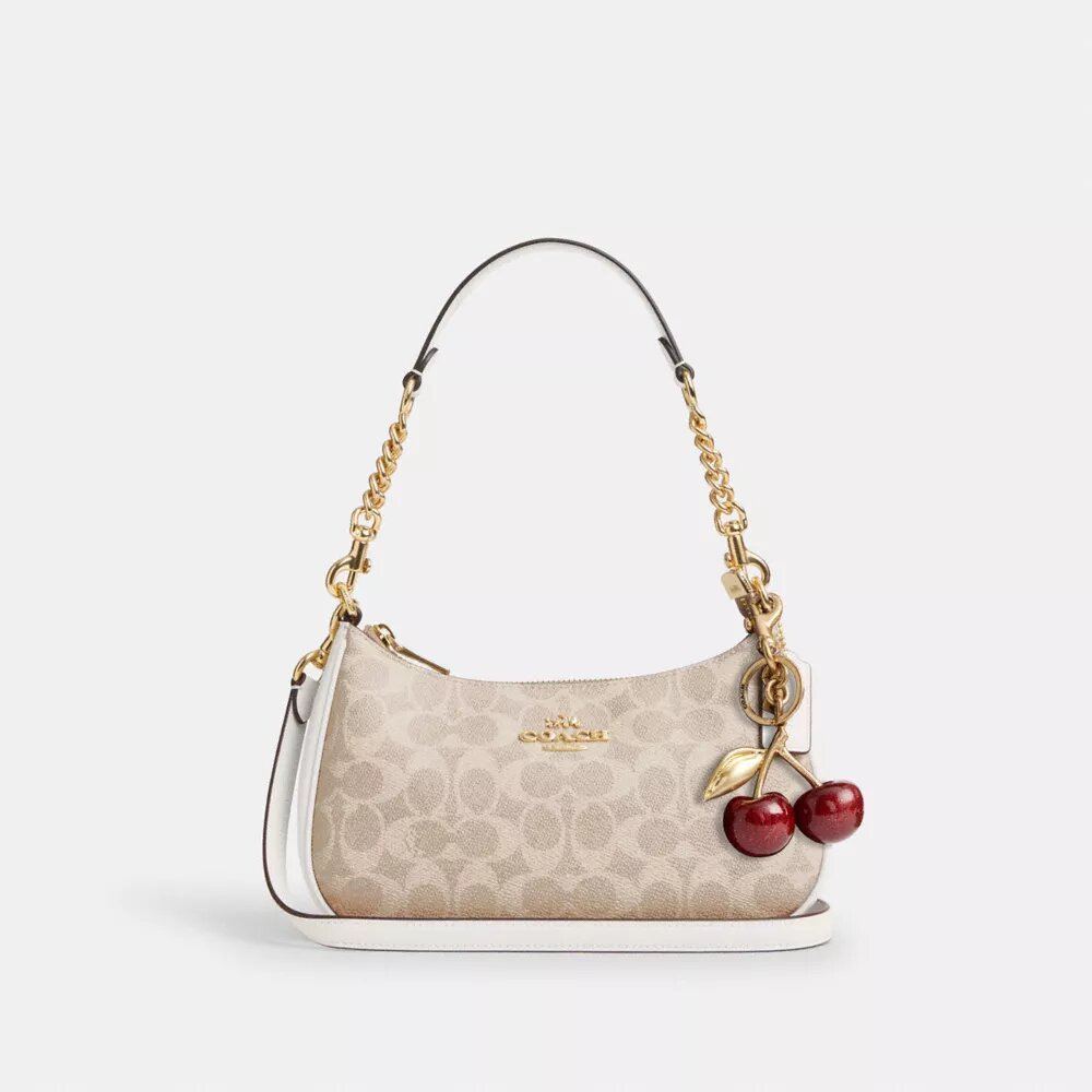 Bolso de hombro Teri en Signature Canvas