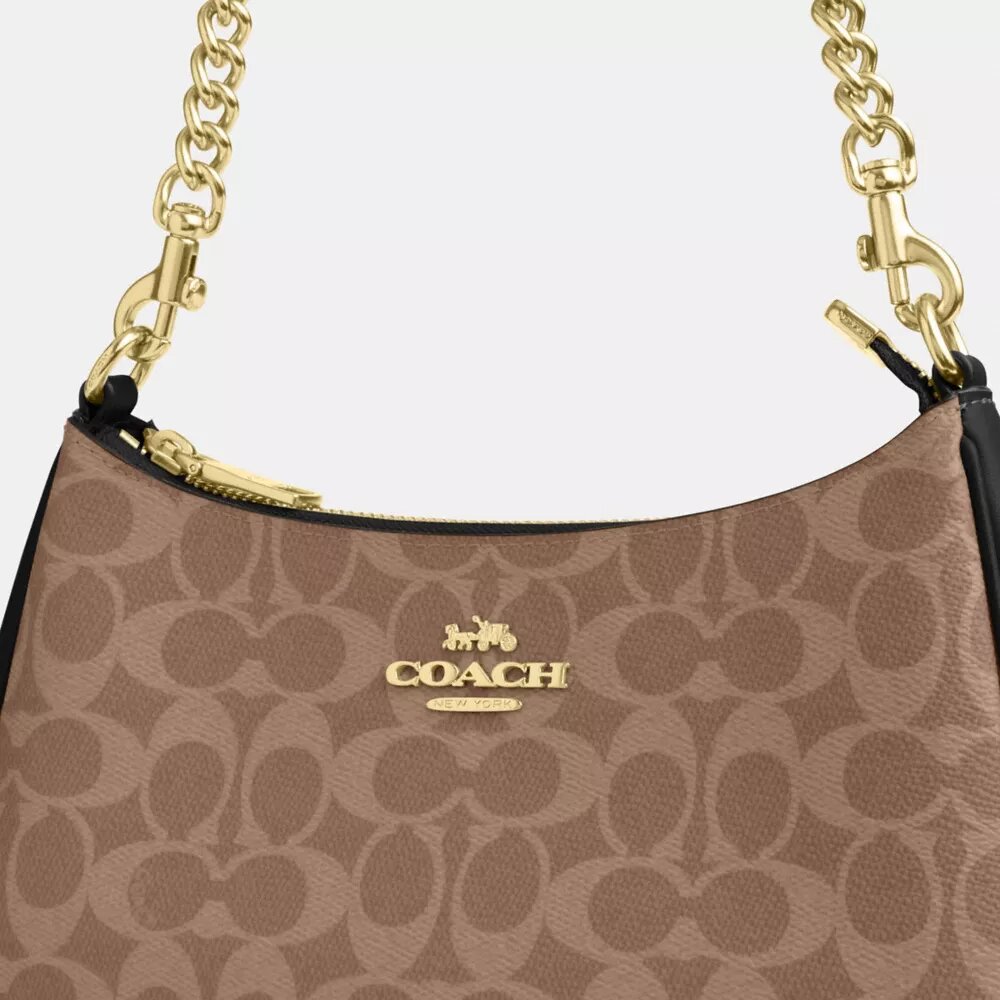 Bolso de hombro Teri en Signature Canvas