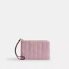 Bolso de pulsera con cremallera en la esquina y acolchado