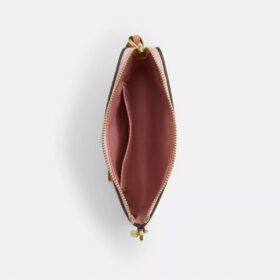 Bolso de pulsera con cremallera en las esquinas, de Signature Canvas con Charms