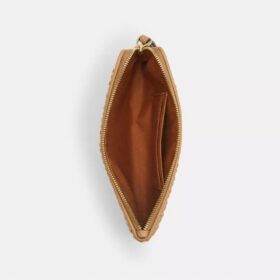 Bolso de pulsera grande con cremallera en la esquina