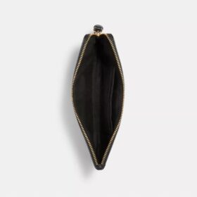 Bolso de pulsera grande con cremallera en la esquina