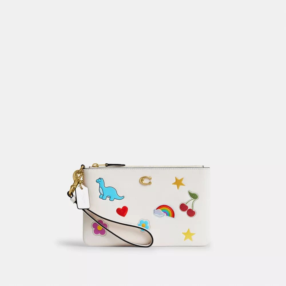 Bolso de pulsera pequeño «Essential» con estampado de pegatinas