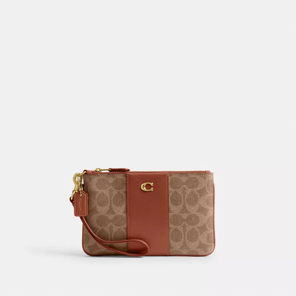 Bolso de pulsera pequeño Essential en Signature Canvas