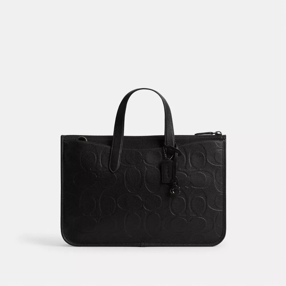 Bolso de trabajo Isaac en piel Signature Maxi