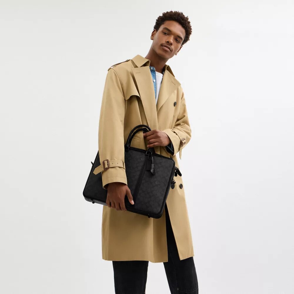 Bolso de trabajo «Metropolitan» en Signature Canvas