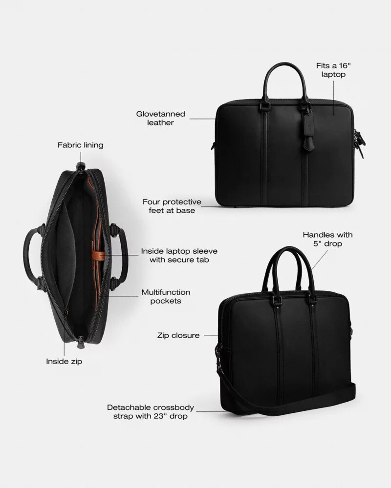 Bolso de trabajo «Metropolitan» en Signature Canvas