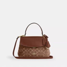 Bolso Emory con asa superior en chenilla exclusiva
