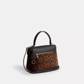 Bolso Emory con asa superior en chenilla exclusiva