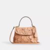 Bolso Emory con asa superior y apliques florales
