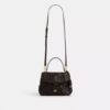 Bolso Emory con asa superior y apliques florales
