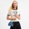 Bolso Faye Mini con cordón en denim exclusivo