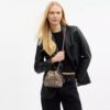 Bolso Faye Mini con cordón en jacquard exclusivo y bordado floral