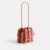 Bolso Faye Mini con cordón y rayas