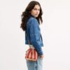 Bolso Faye Mini con cordón y rayas