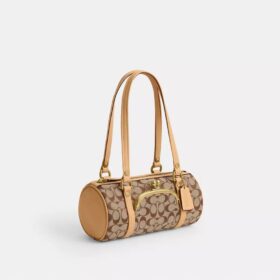 Bolso Kisslock Barrel 28 en jacquard exclusivo