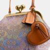 Bolso Kisslock Frame de 16 en jacquard «Crystal Signature»