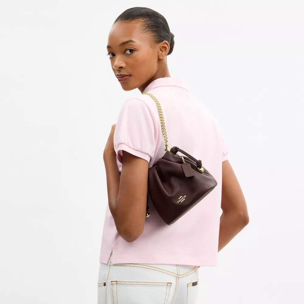 Bolso mini con cordón Faye