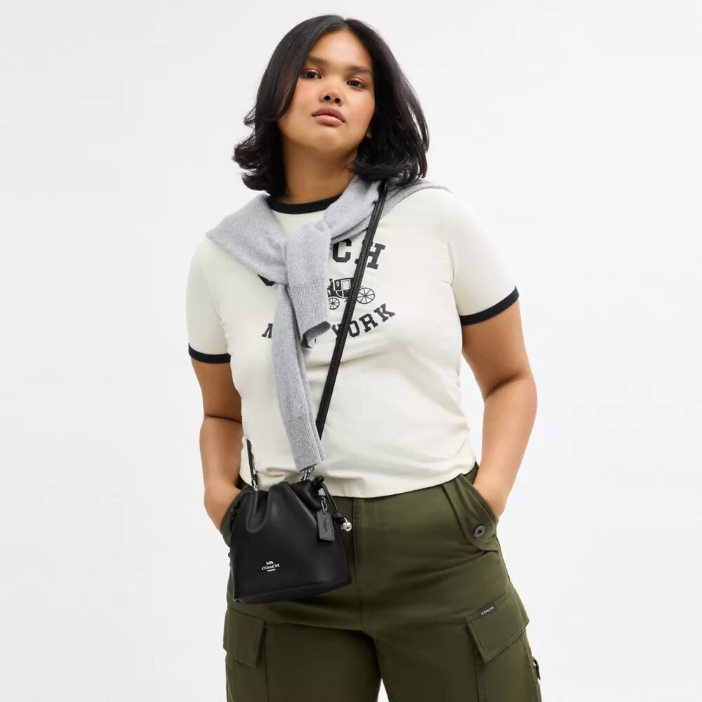 Bolso mini con cordón Faye