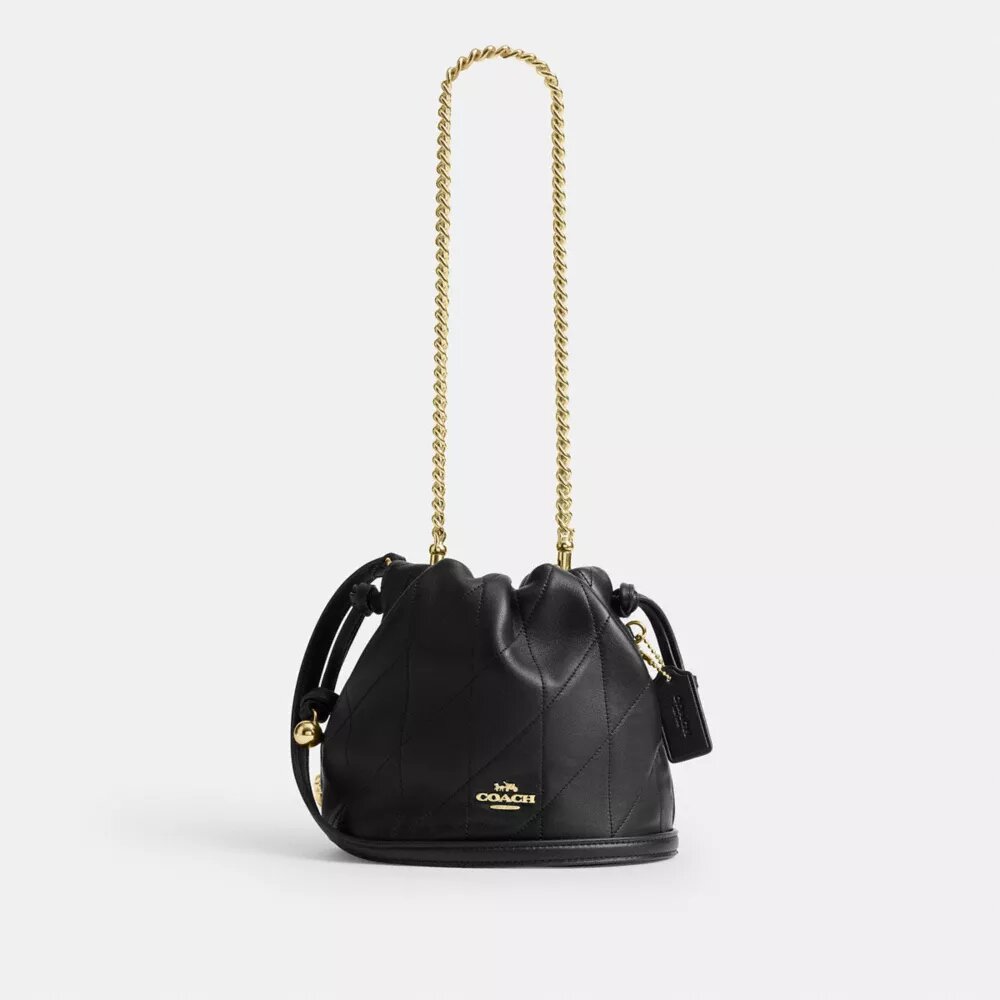 Bolso mini Faye con cordón y acolchado