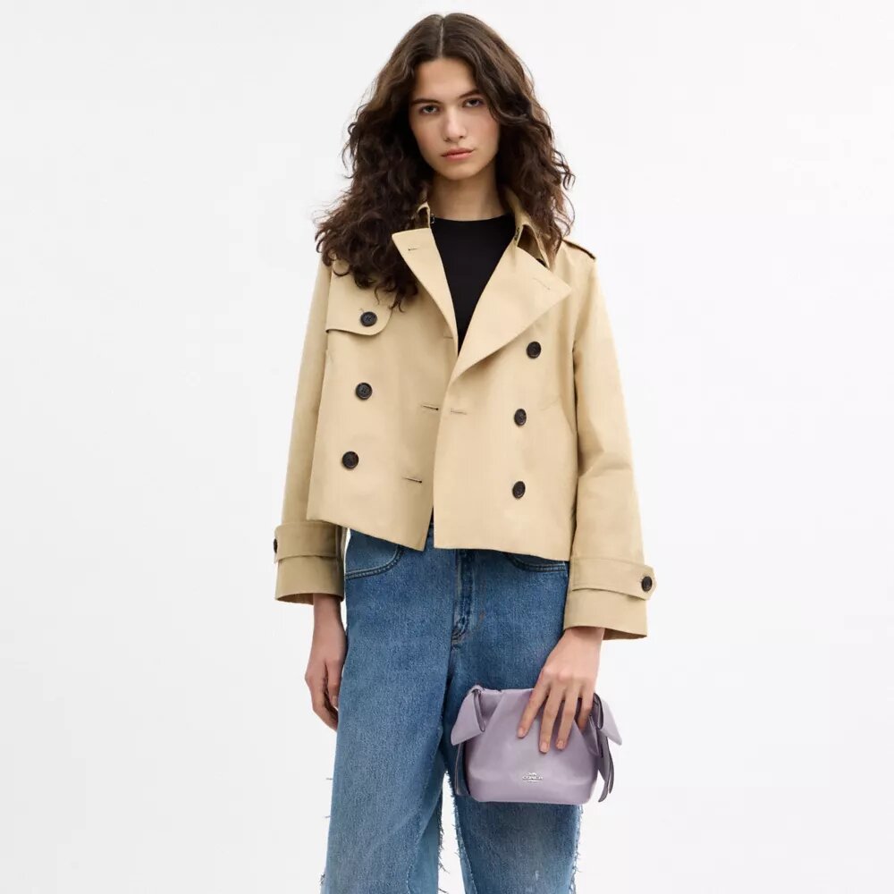 Bolso mini Faye con cordón y lazos