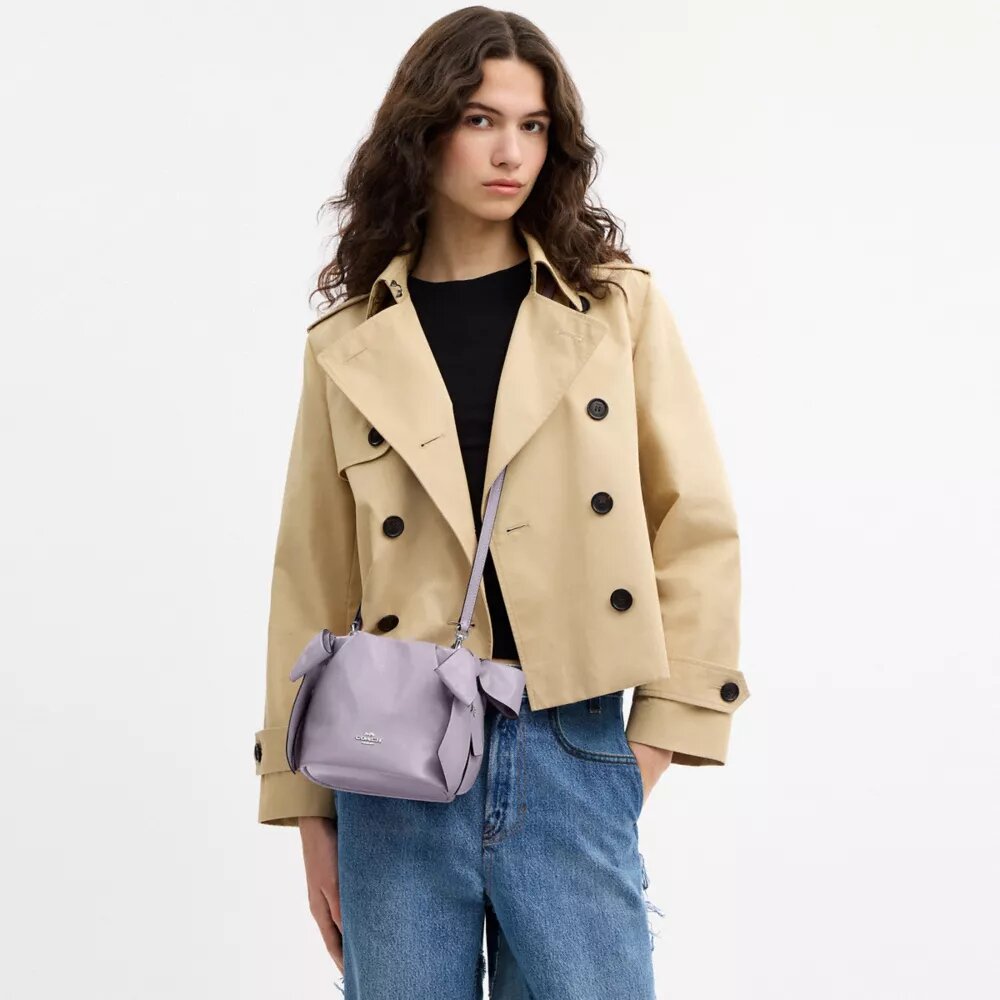 Bolso mini Faye con cordón y lazos