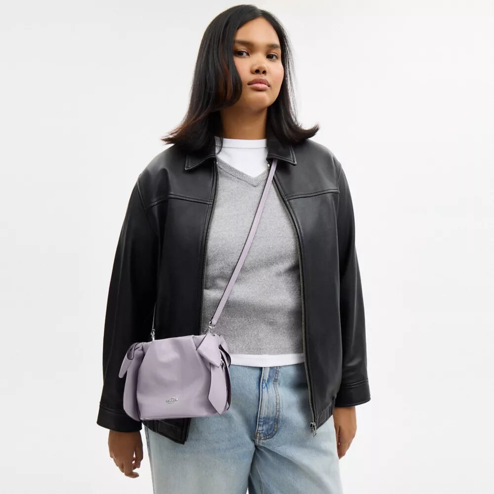 Bolso mini Faye con cordón y lazos