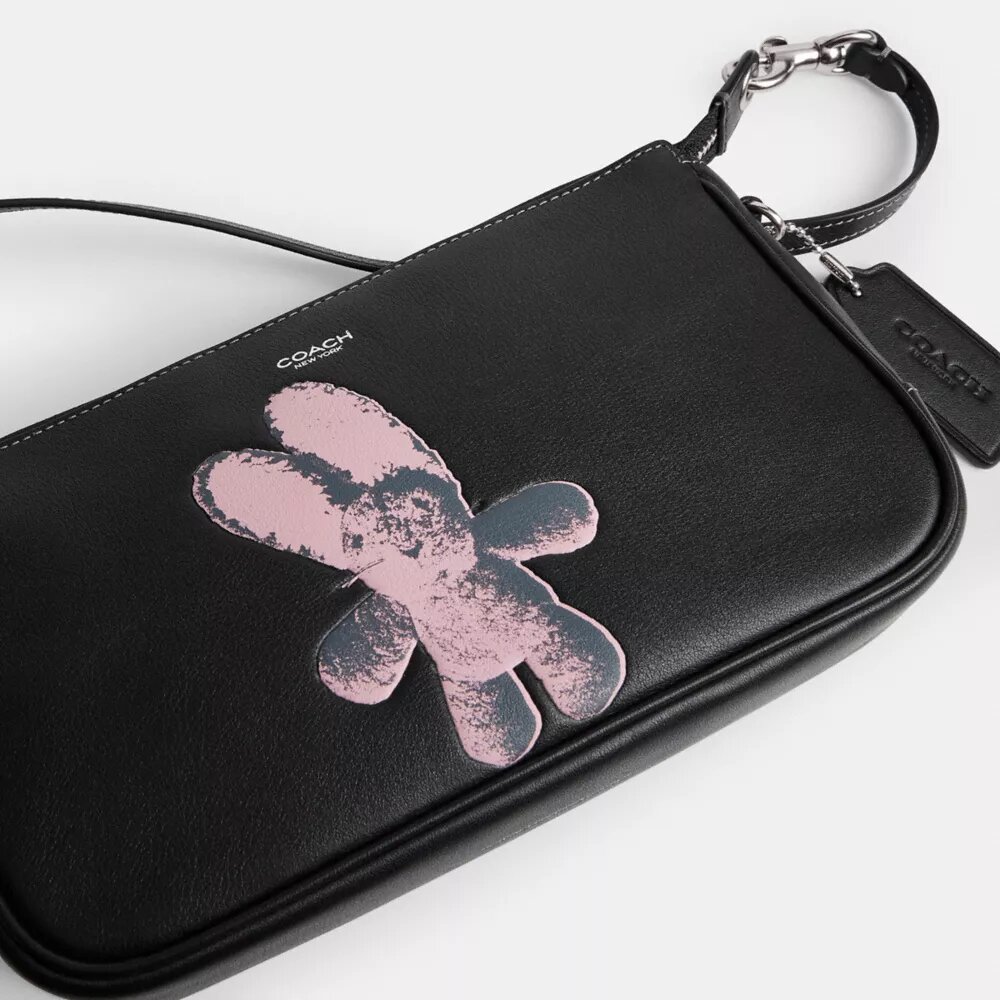 Bolso Plaza con gráfico de conejito