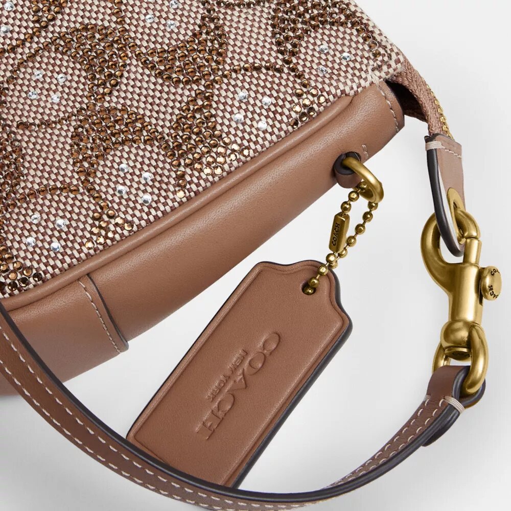 Bolso «Plaza» en jacquard «Crystal Signature»