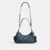 Bolso Pocket Juliet 30 en denim de algodón regenerativo con acolchado