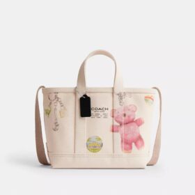 Bolso shopper utilitario 27 con estampado de bocetos