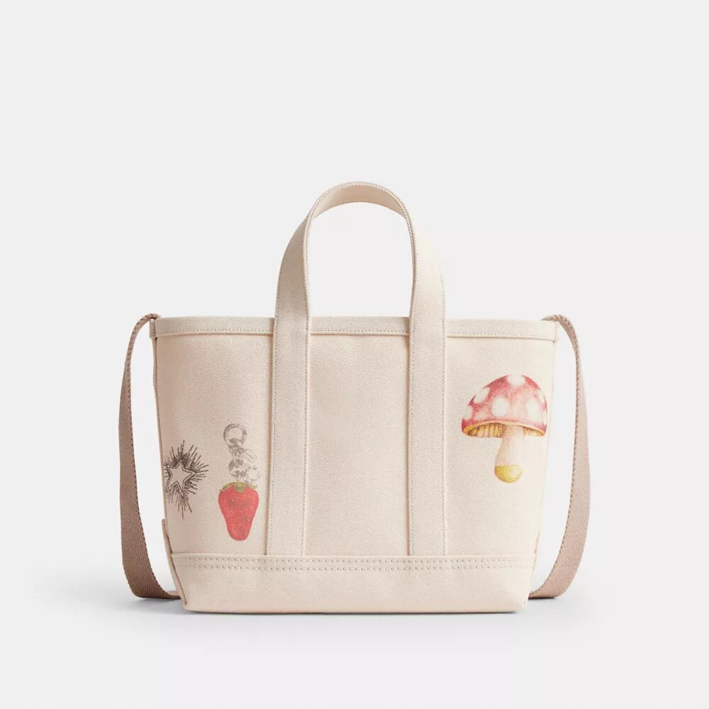 Bolso shopper utilitario 27 con estampado de bocetos