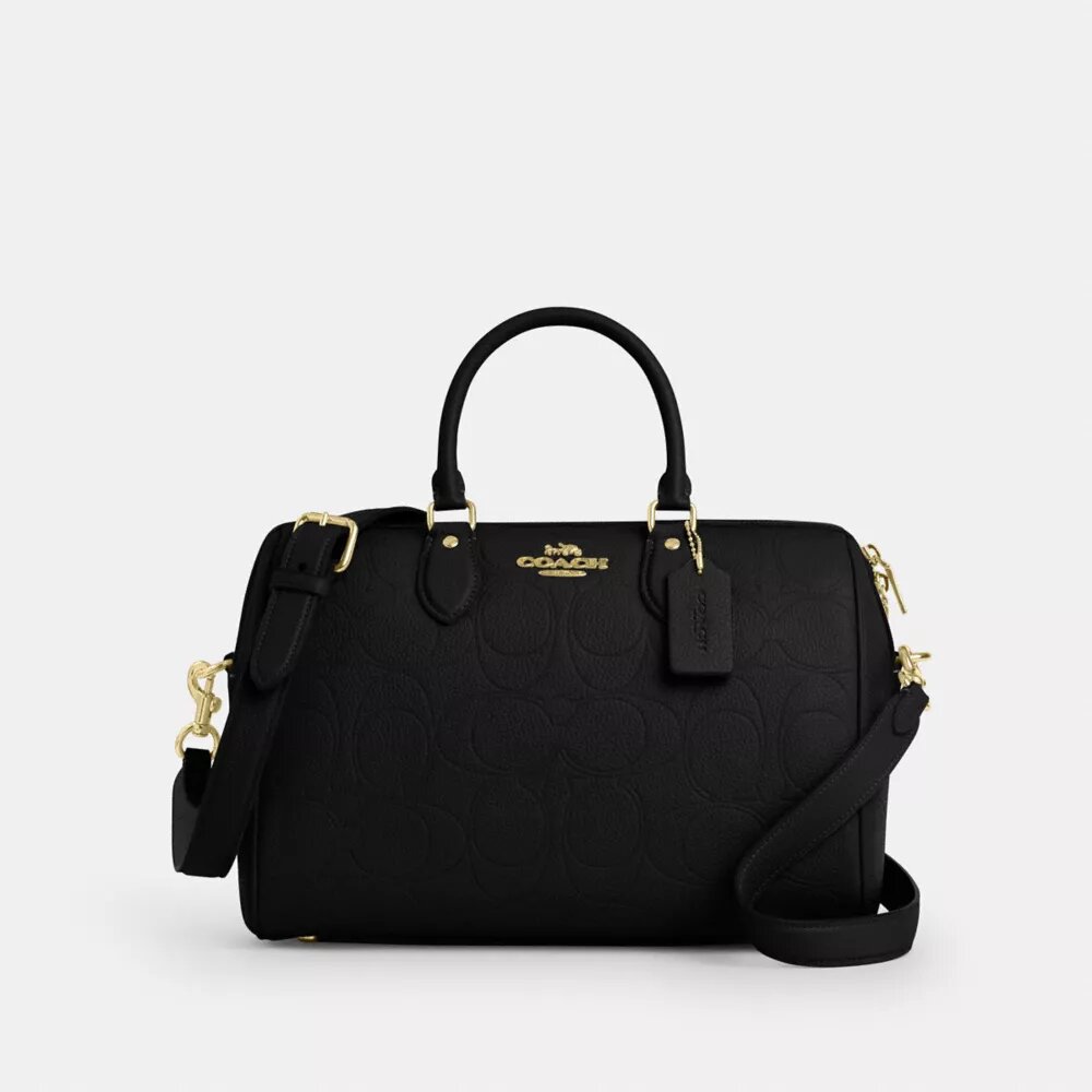 Bolso tipo cartera grande Rowan en piel exclusiva