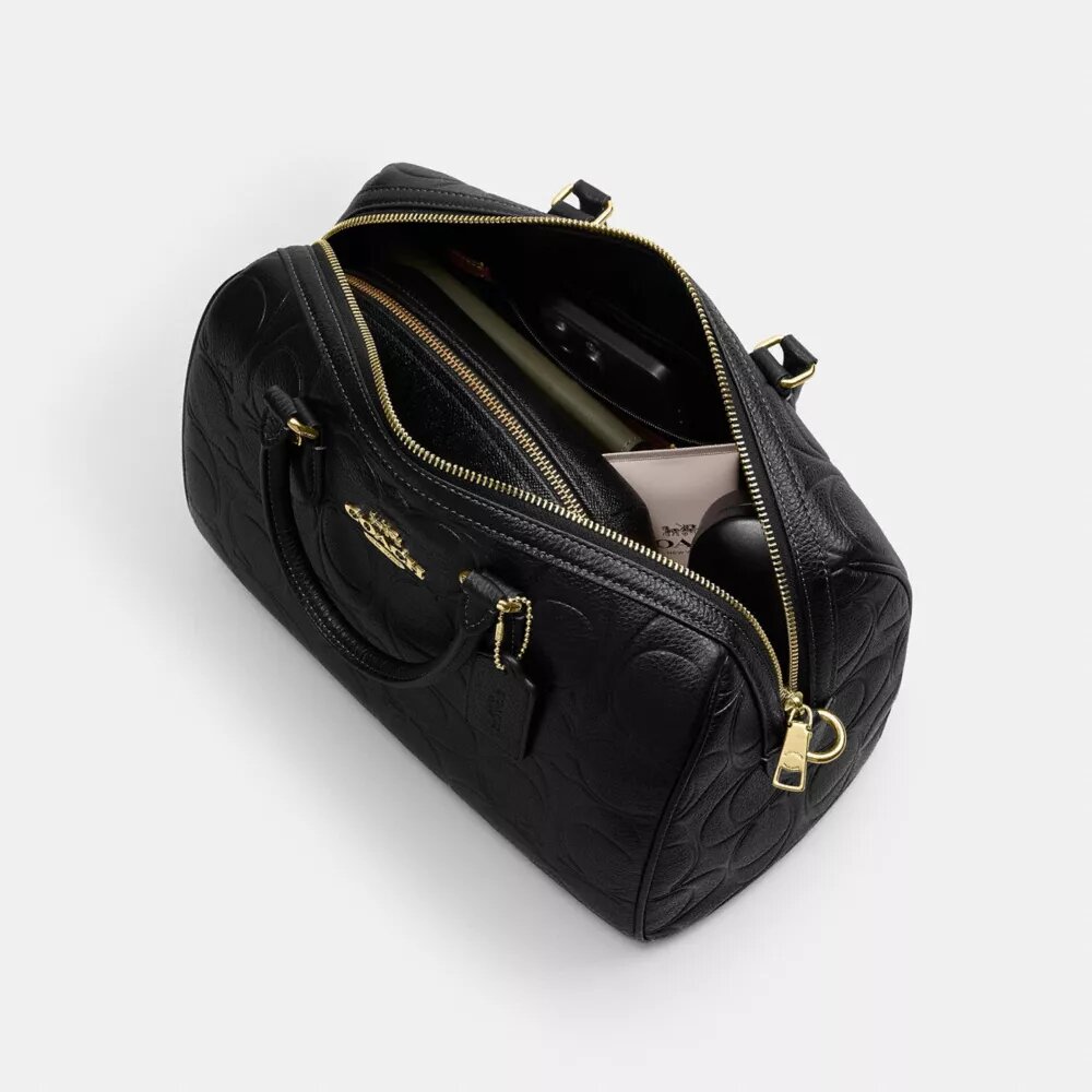 Bolso tipo cartera grande Rowan en piel exclusiva