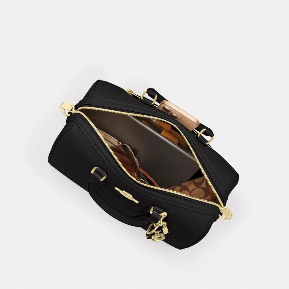 Bolso tipo cartera grande Rowan en piel exclusiva