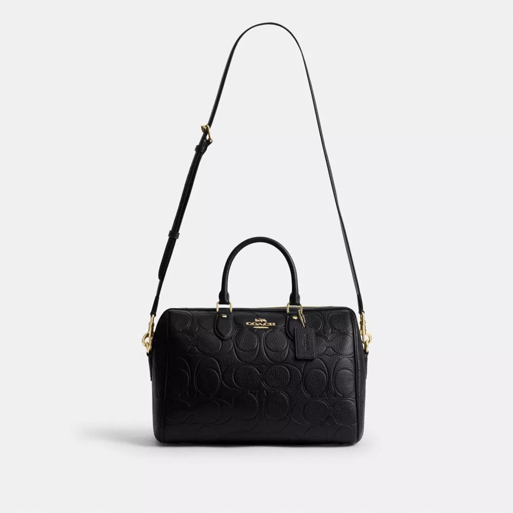 Bolso tipo cartera grande Rowan en piel exclusiva