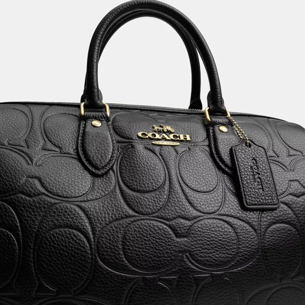 Bolso tipo cartera grande Rowan en piel exclusiva