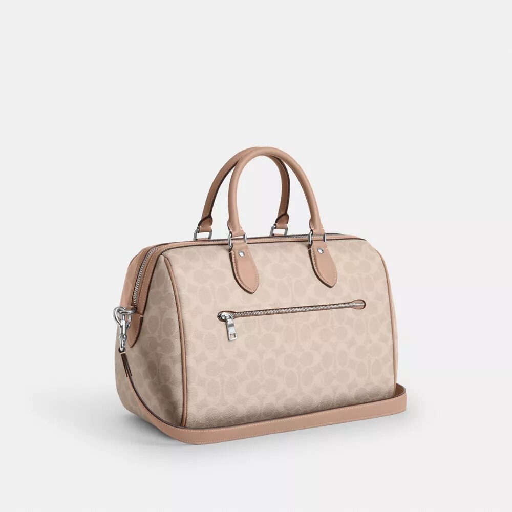 Bolso tipo cartera grande Rowan en Signature Canvas