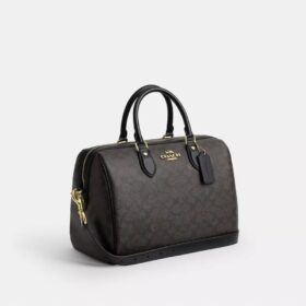 Bolso tipo cartera grande Rowan en Signature Canvas