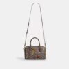 Bolso tipo cartera Rowan en jacquard exclusivo con bordado floral