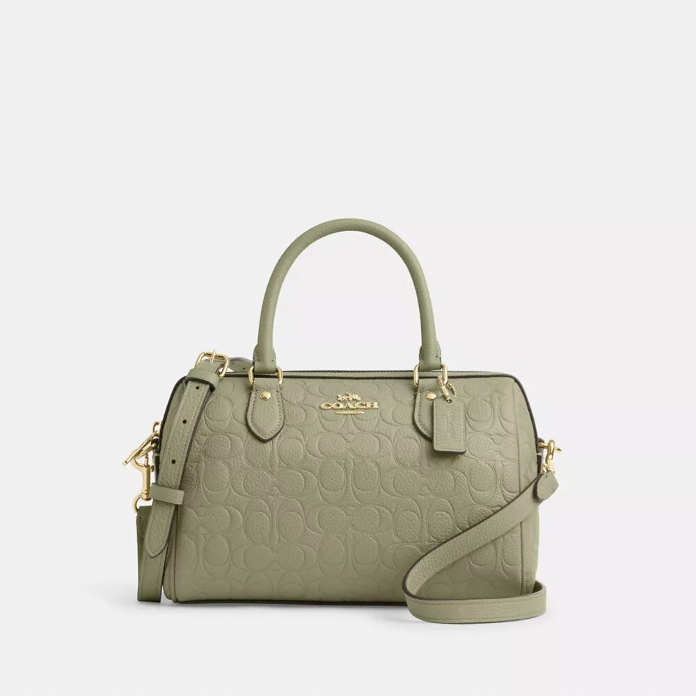 Bolso tipo cartera Rowan en piel exclusiva