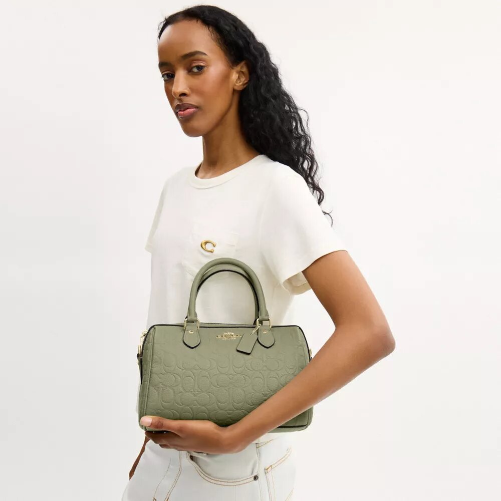 Bolso tipo cartera Rowan en piel exclusiva