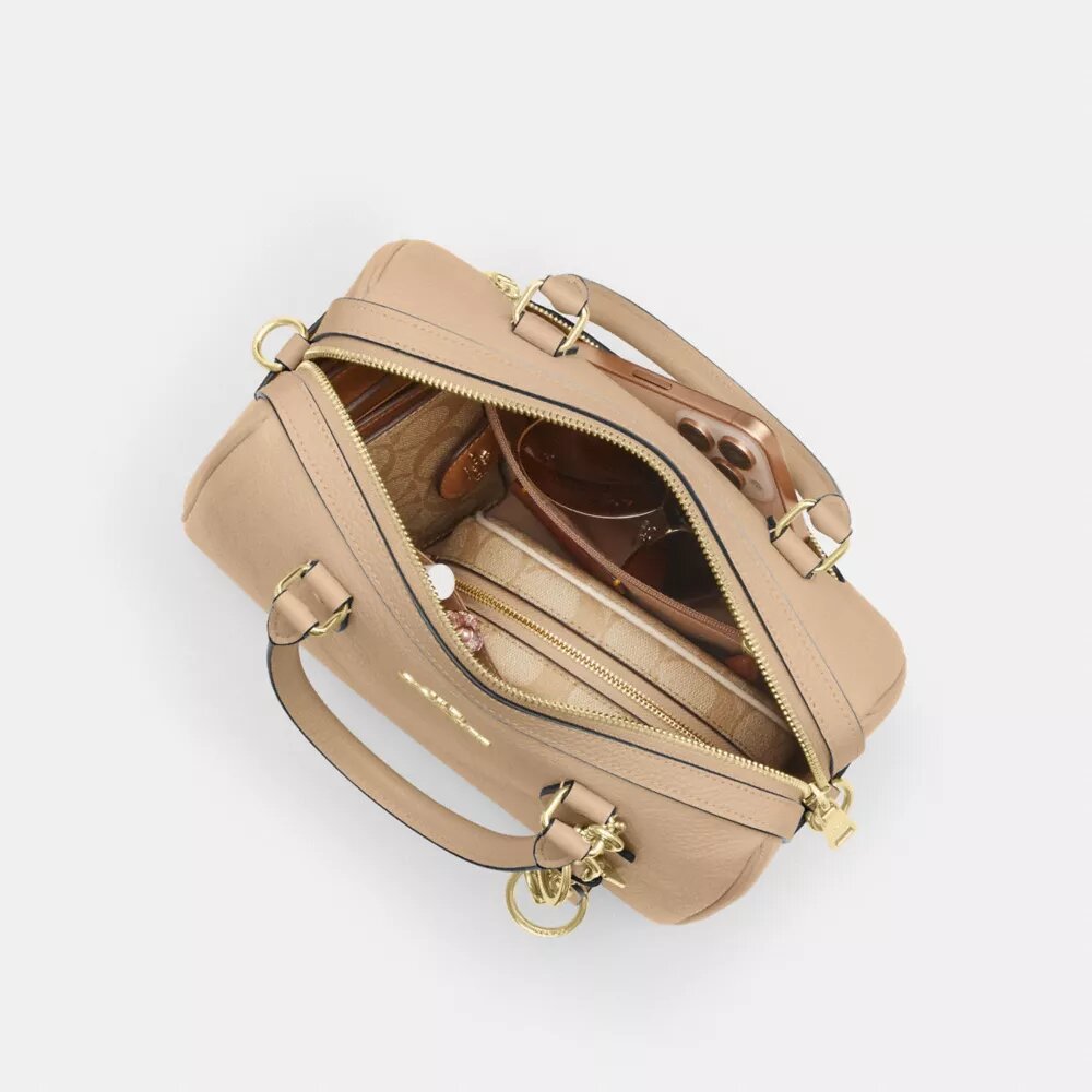 Bolso tipo cartera Rowan en piel exclusiva